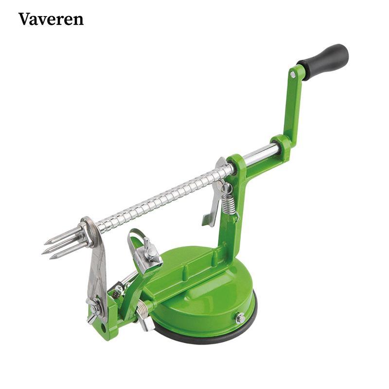 Vaveren Fruit Peeler Corer Fruit Peeling Machine Hand Cranked Chức năng 3 trong 1 Đa chức năng cho V