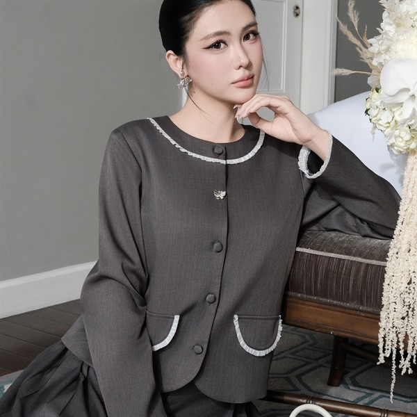 Áo Amber - Better EM - áo tay dài 2 lớp dáng suông theo size từ 45-82kg