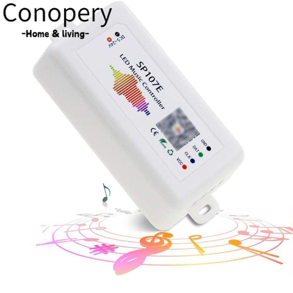 Bộ điều khiển dải điểm ảnh Led CONOPERY, Bộ điều khiển đèn LED tích hợp MIC SP105E SP107E SP108E, Bộ