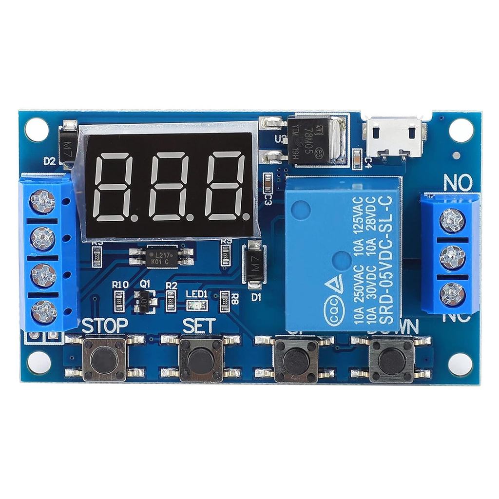 Mô-đun rơle Tắt nguồn trễ ngắt kết nối Công tắc mạch thời gian chu kỳ trễ JZ-801