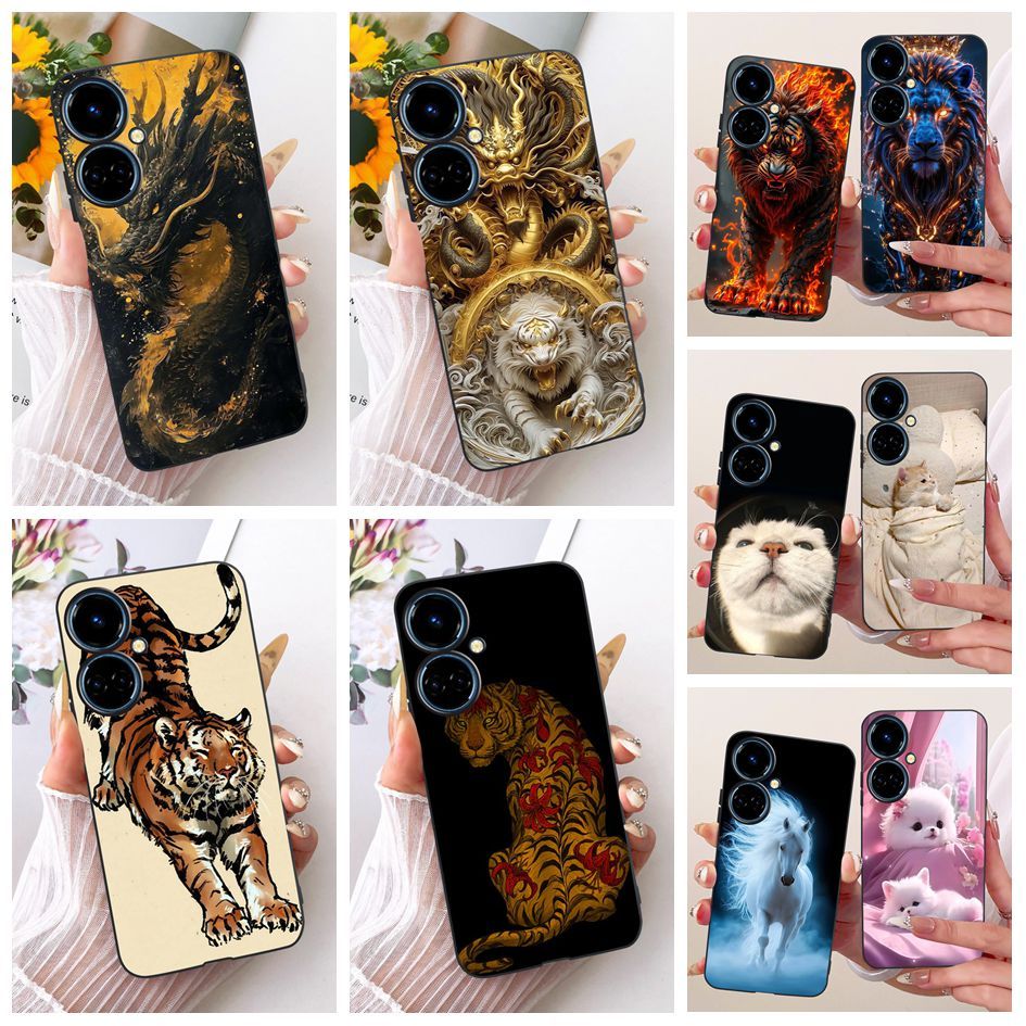 Ốp Chống Sốc Cho Tecno Camon 19 CI6n / Camon 19 Pro 4G CI8 CI8n / Camon 19 Pro 5G CI7n Ốp Lưng Mềm R