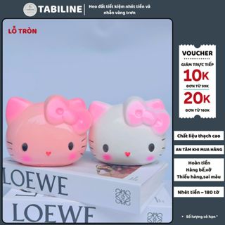  Heo đất ống tiết kiệm tiền lỗ tròn mèo hello kitty siêu dễ thương LD45 - TABILINE 