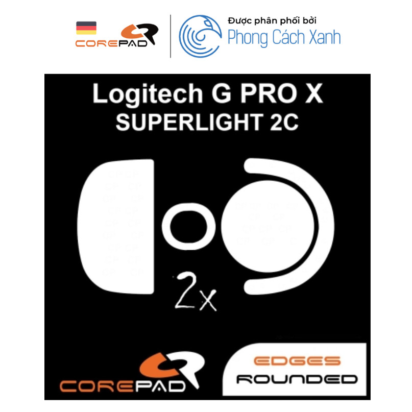 Corepad Skatez – Feet cho Logitech G PRO X SUPERLIGHT 2C Compact (2 bộ)