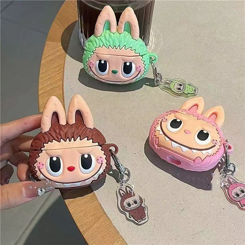 Dành Cho GOOJODOQ J201 J206 J228 J229 Case Ốp Tai Nghe hộp đựng tai Vỏ Tai Nghe Gấu Bông Dễ Thương &