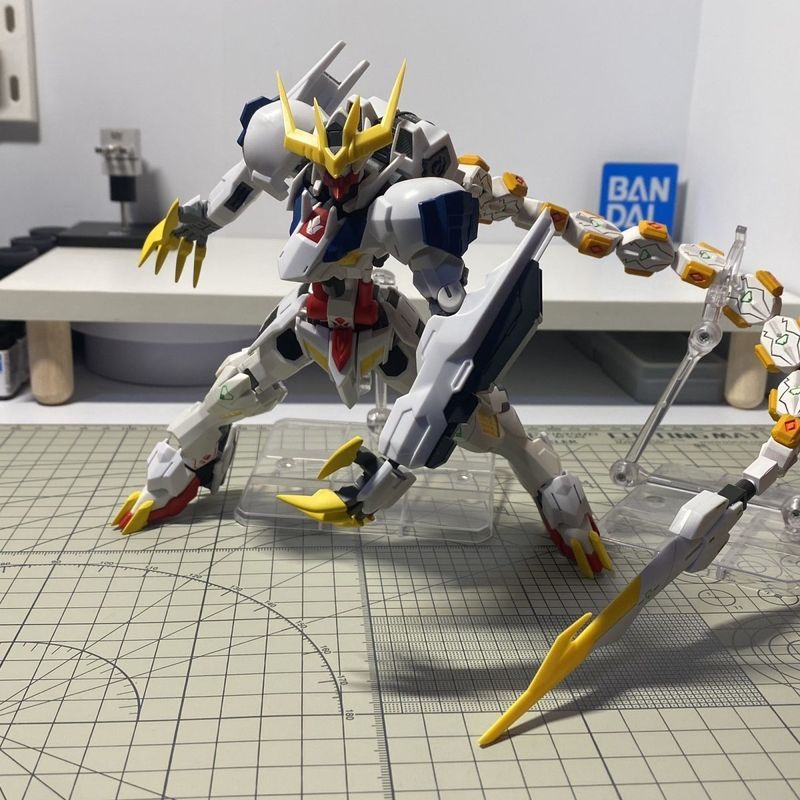 Wolf King Eo GK Phim trắng sửa đổi Bandai Gundam Barbatos Emperor