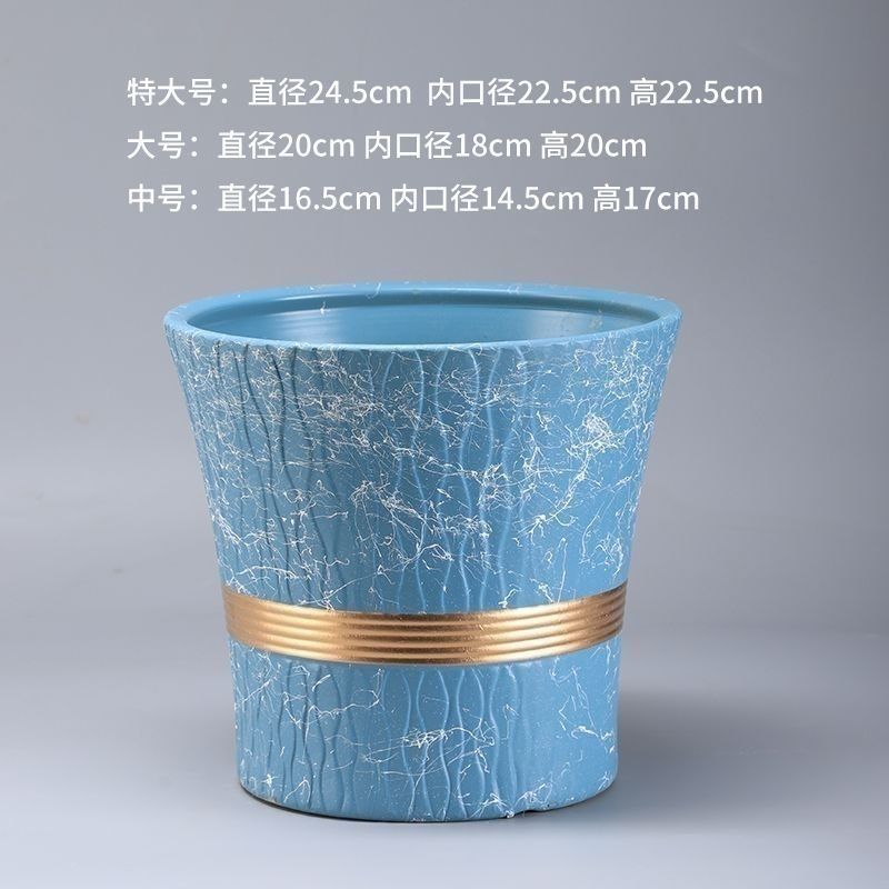 Hộ Gia Đình Gốm Hoa Cỡ Lớn Phong Cách Bắc Âu Chậu Cây Tài Lộc Giỏ Xanh Quý Ông Lan Cực Lớn Đặc Biệt 