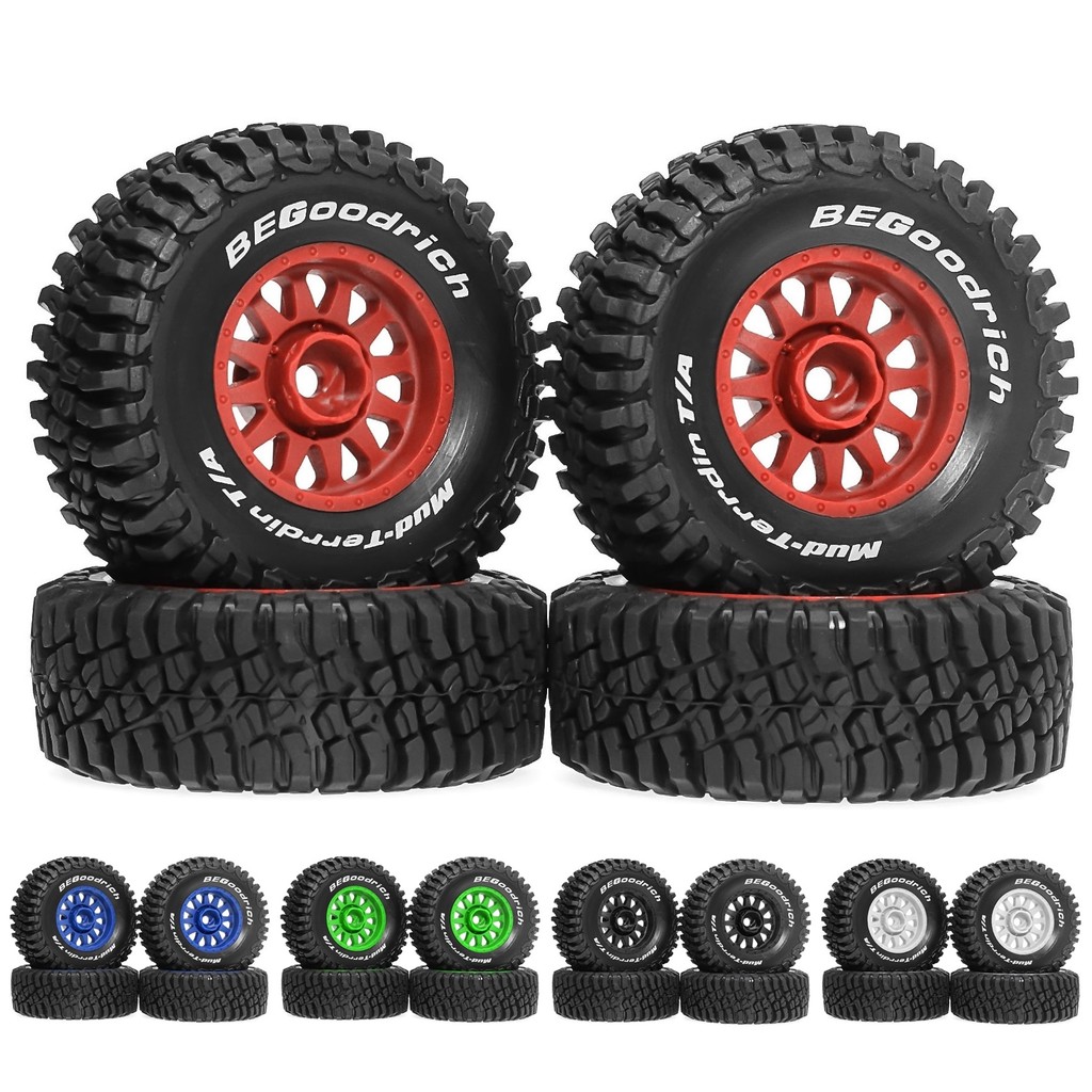 4 Bánh Xe Cao Su 70 Mm Vành Lốp Lốp Cho 1 / 14 MJX HYPER GO 14301 14302 14303 14304 14211 JJRC 1 / 1