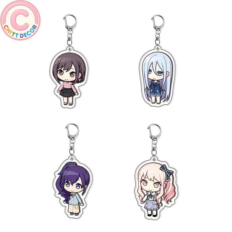 Pjsk Project sekai nightcord at 25 Móc khóa Anime dễ thương cho Yo Pace kanade akiyama Mizuki shinon