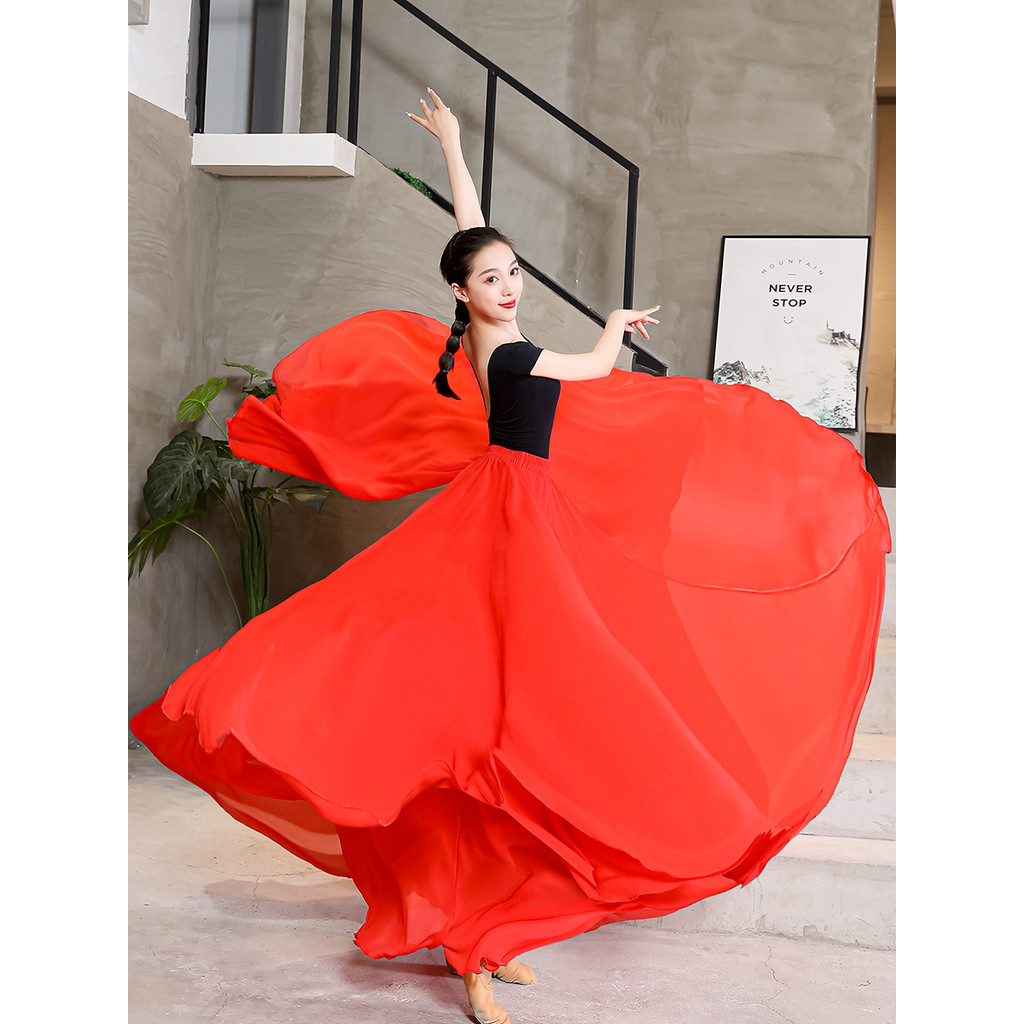 720 Váy khiêu vũ cổ điển Váy voan cỡ lớn 2 lớp thanh lịch