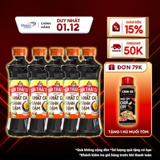  Combo 5 Nước Tương Tam Thái Tử Nhất Ca Sánh Đậm 500Ml 