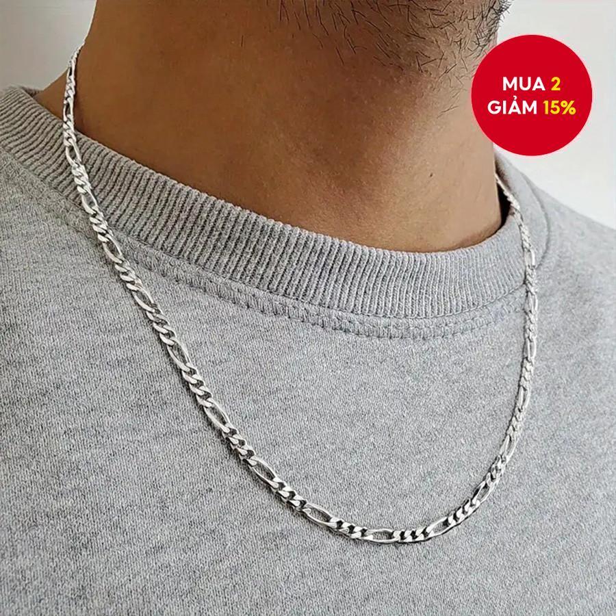 Vòng cổ dây chuyền kim loại tối giản sành điệu Hip Hop Vòng cổ mát mẻ cho nam mặc hàng ngày