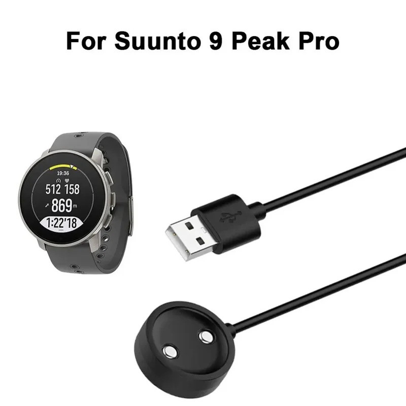 Tương thích với SUUNTO 9 Peak Pro / Dọc / Race / Race S / Ocean Charger, Đế sạc thay thế Cáp sạc USB