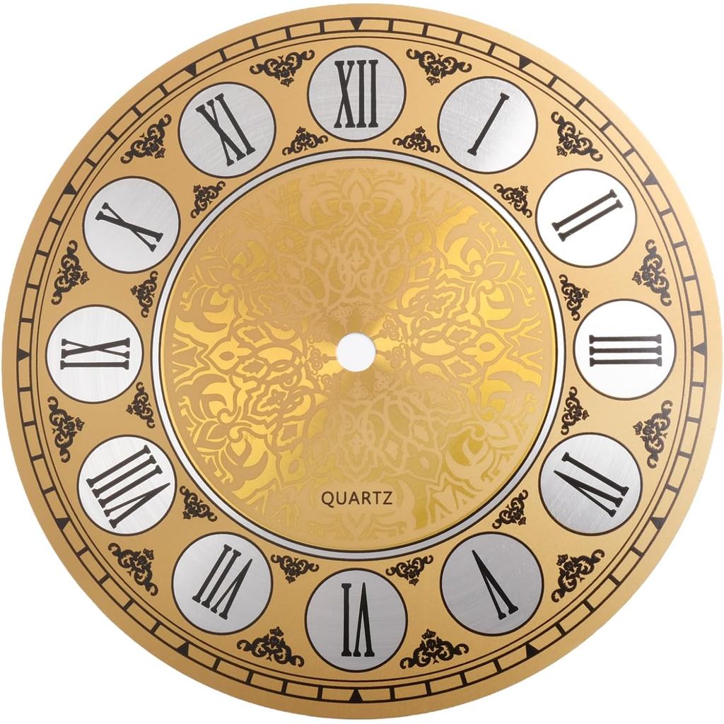 Mặt số đồng hồ treo tường bằng nhôm, Mặt số đồng hồ số Ả Rập / La Mã đường kính 7 inch, Đồng hồ treo