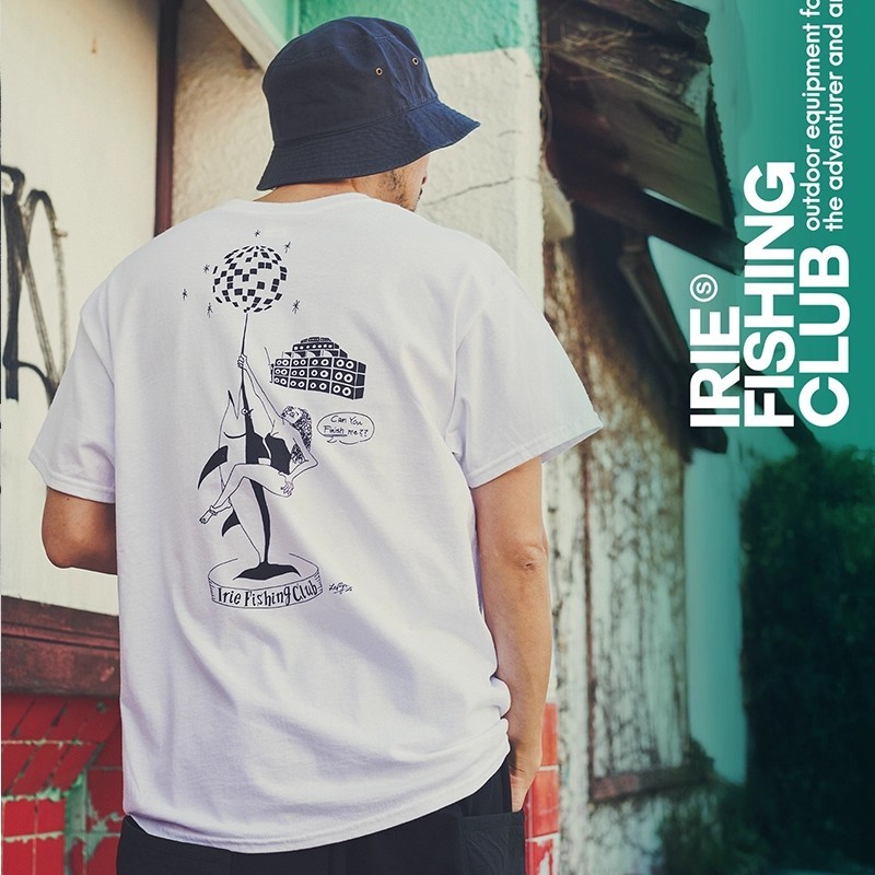 IFC x LEFTY ART KAJIKI GIRL TEE Tay Ngắn Dụ Thường Ngày Hợp Thời Trang Nhảy Múa Nữ In Hình Cotton Ng