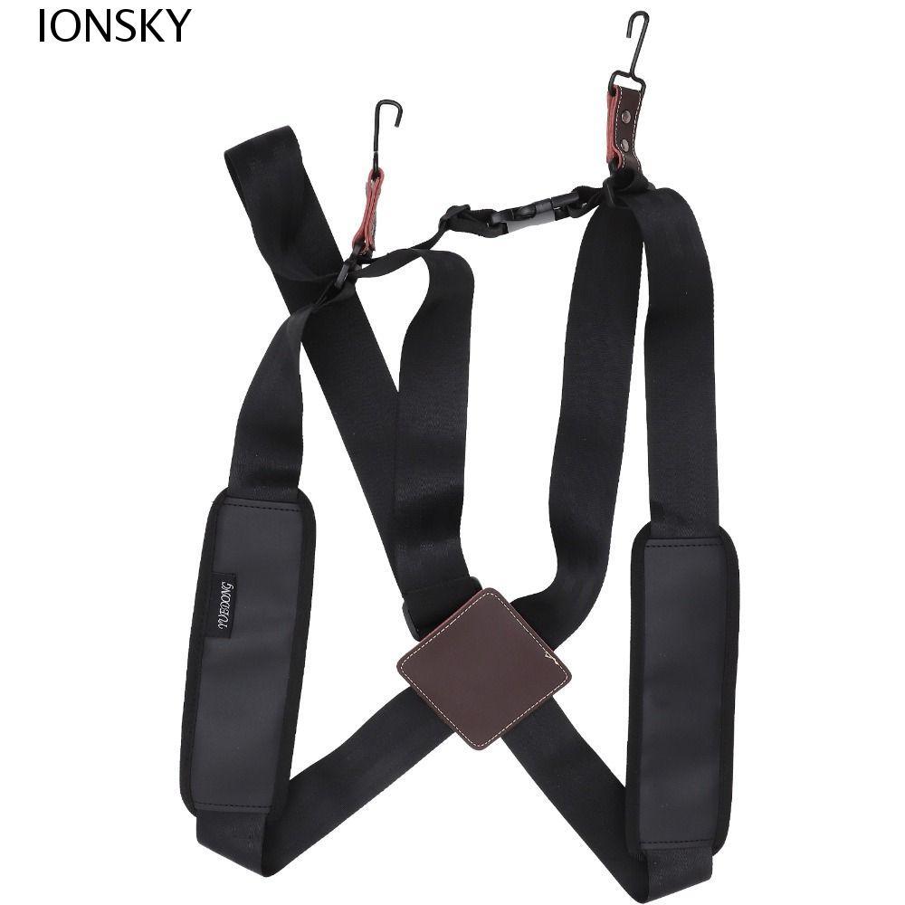 Dây đeo vai IONSKY Djembe, Dây đeo ba lô trống thay thế đệm dày, Dây trống tay Tambourine có thể điề