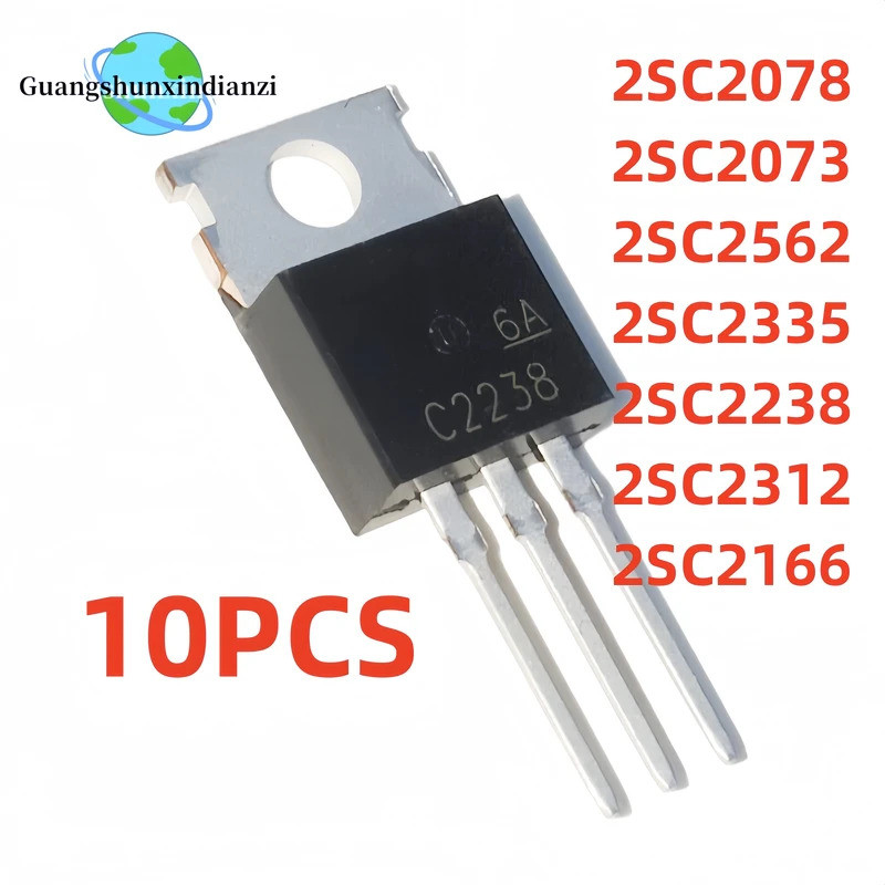 10 Chiếc 2SC2078 C2078 C2562 2SC2562 C2335 2SC2335 C2312 2SC2312 C2238 2SC2238 C2166 2SC2166 2SC2073