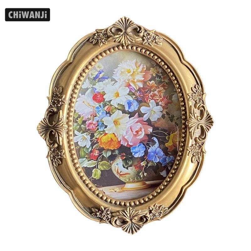 Khung ảnh hình bầu dục 7 inch 7,59,4 inch để ghép ảnh Trang trí đa năng