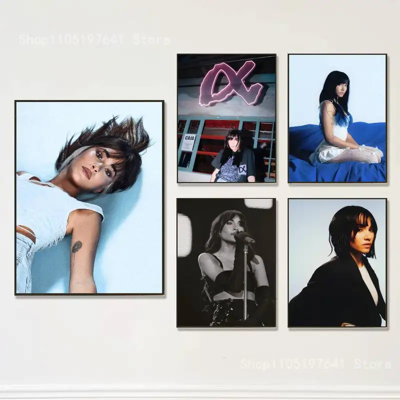 Ca Sĩ A-Aitana Alpha Poster Treo Tường Nghệ Thuật Âm Nhạc Canvas Tranh Phòng Khách Phòng Ăn Thanh Tr