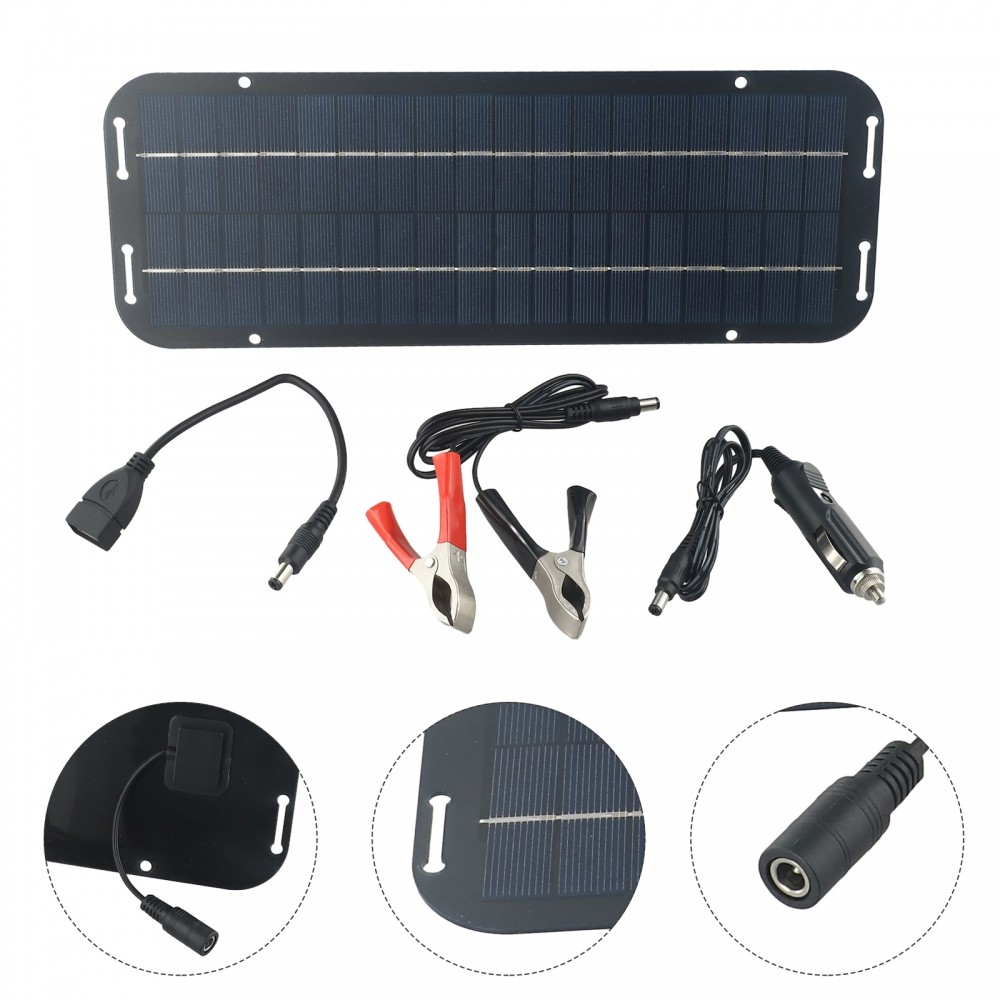 [NISO]12V Battery Charger High-quality Solar Cells Convenient Solar Battery Charger