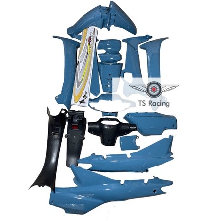 Dàn áo wave alpha - wave nhỏ xám xi măng - tặng team 3 lớp