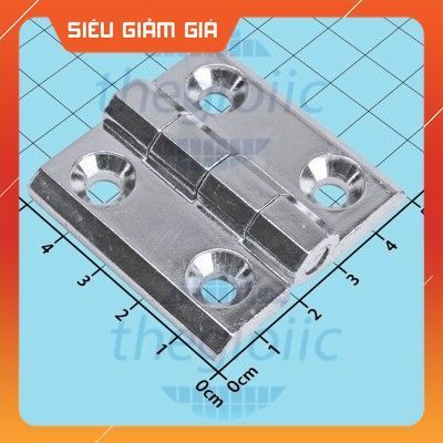 HL050-2 Bản Lề Tủ Điện Màu Bạc 50mm SmartFix Linh Kiện