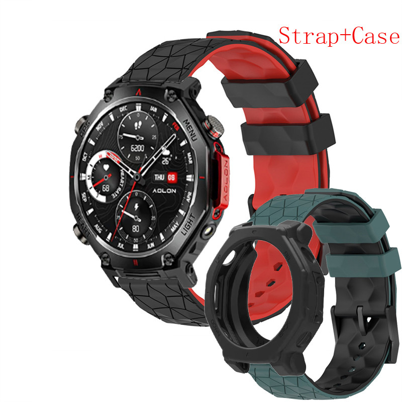 Aolon NEO Watchband + Ốp Lưng Cho Aolon PULSE Dây Đeo Silicon Thay Thế Cho Aolon NEO Vòng Tay Trường