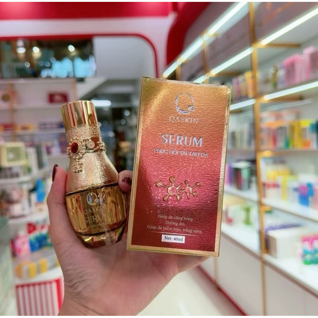 Serum Nám Melasma Mộc Anh , Qaskin ( Mẫu Mới )
