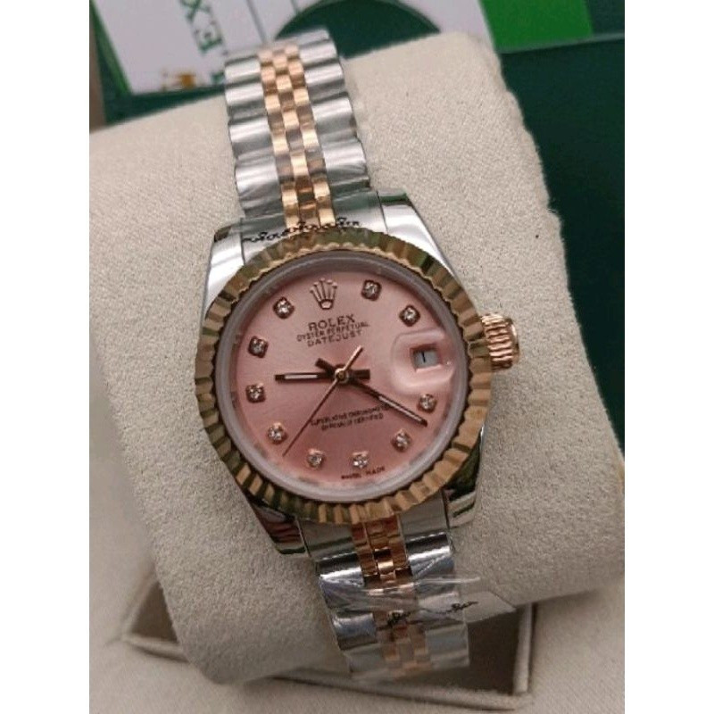 NVW0 2026AAARRo le xsa _ Rel Car gio 31mm / 36mm JUBILEE Đồng hồ nữ 31mm Hai tông màu vàng hồng