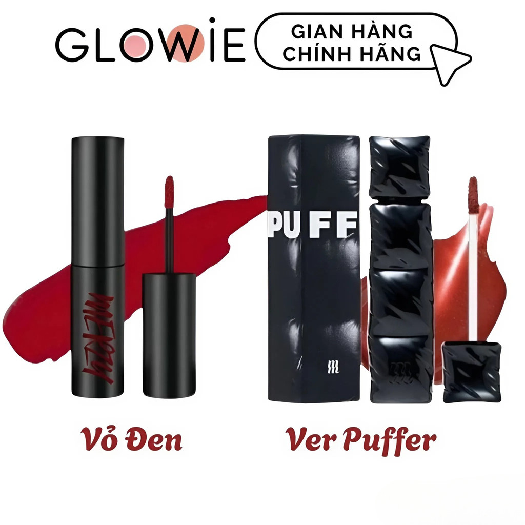 Son Kem Lì Merzy The First Velvet Tint Vỏ Đen V6 Firenze Negroni - Màu Đỏ Gạch Bền Màu Lâu Trôi