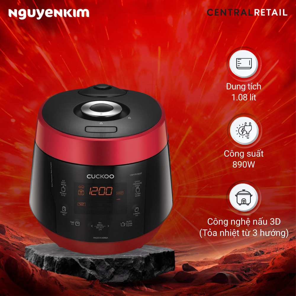 Nồi cơm điện Cuckoo 1.08 lít CRP-PK0600F