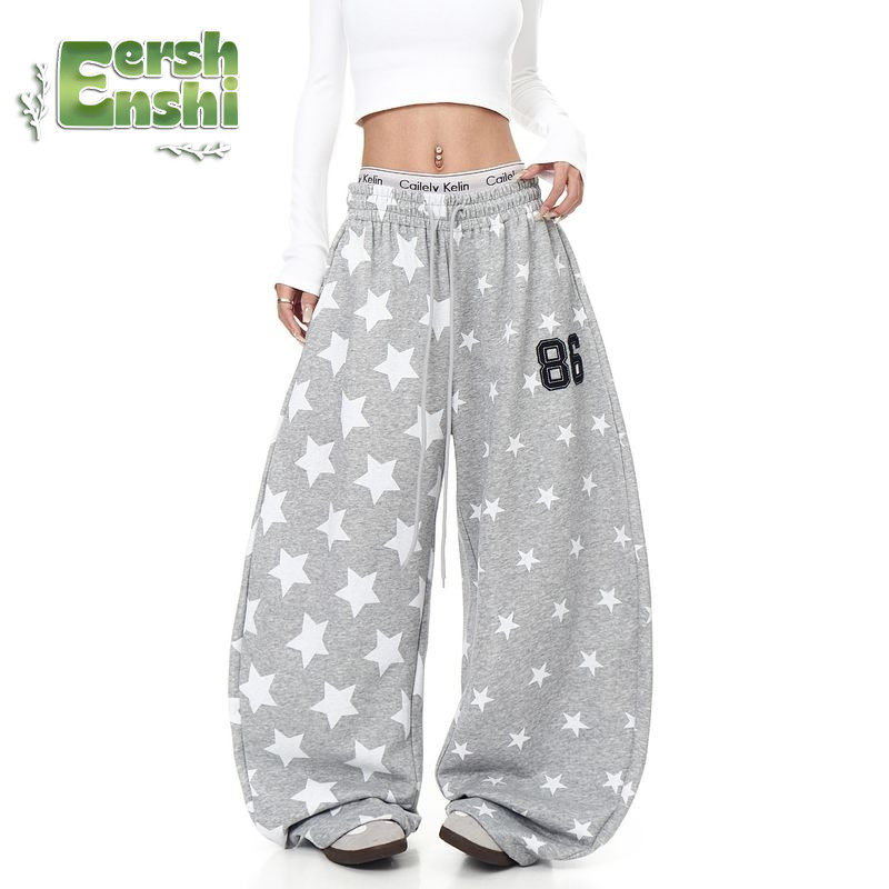 Quần nỉ ống rộng dáng rộng, style classic streetwear, unisex