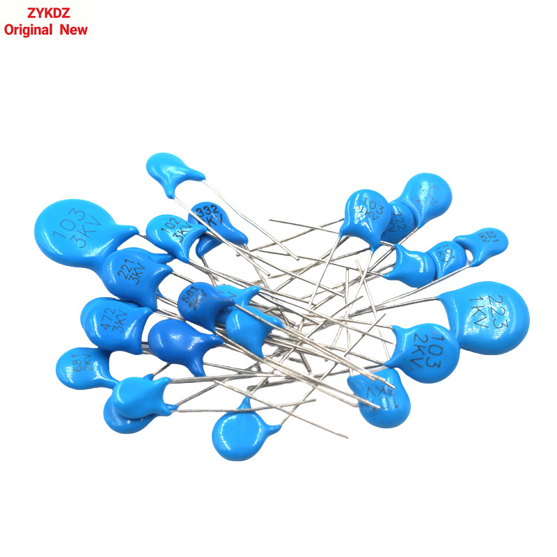 Tụ điện tấm sứ cao áp trong dòng 2KV 101 102 221 222 470 471 151 152 561 681