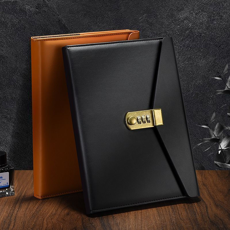 B5 Mật Khẩu Sách A6 Nhật Ký Khóa Sổ Tay Doanh Nhân Đơn Giản Văn Phòng Cao Cấp Notepad Thời Trang Sin