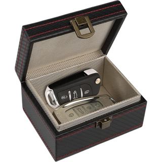 Hộp Faraday Diyife, [Dung tích 4 phím] Hộp RFID cho Chìa khóa ô tô, Lồng bảo vệ Fob Chìa khóa Faraday, Chìa khóa chống trộm Hộp che chắn tín hiệu ô tô Fob, 4.6 "x3.6" x2.5 "