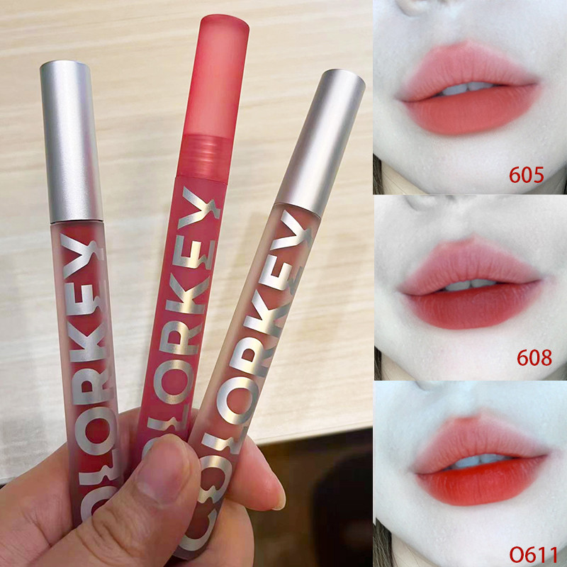 Colorkey Kolaqi Lip Glaze r666 Air Velvet R608 Matte b605 Son môi Nữ b620 Sản phẩm chính hãng