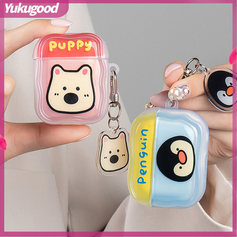 Cartoon Cute Animal Earphone Bluetooth Suitable for Airpods 4 Protective Case Earphone Case-YUKU