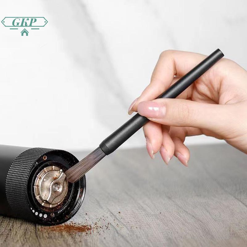 [GKP] Bàn chải làm sạch máy xay cà phê Bàn chải làm sạch bột cà phê Bộ bàn chải pha cà phê Barista T