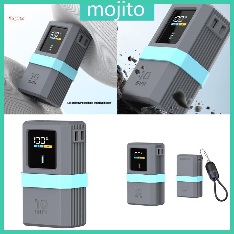 Ốp Silicon Mềm Mojito Cho 10 Mini 10000mAh PB1055 55W Vỏ Silicon Chống Sốc Bảo Vệ Vỏ Chống Sốc