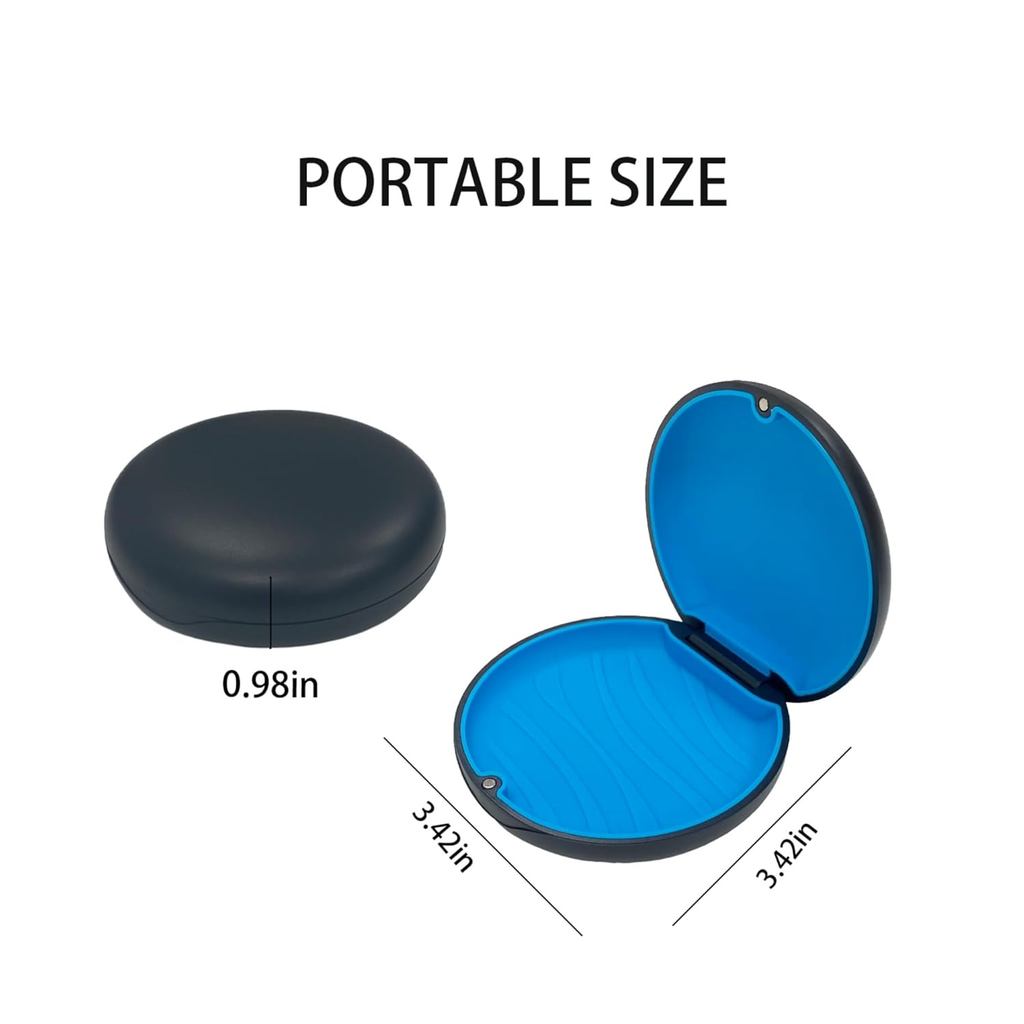 Hộp đựng, Hộp đựng Aligner mỏng dễ thương Tương thích với Invisalign, Hộp đựng chỉnh nha đóng cửa từ