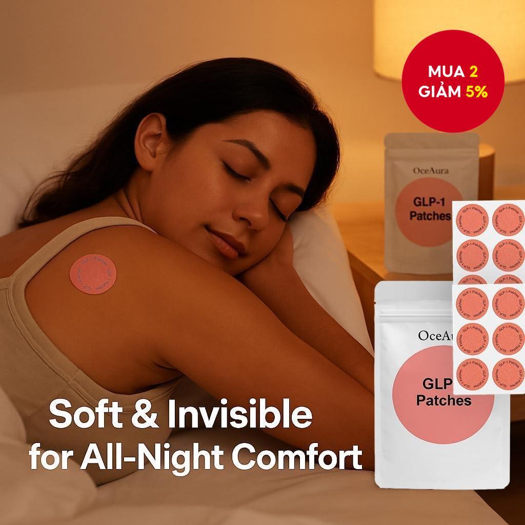 Bản vá GLP-1 (30 miếng) – chứa L-Glutamine, Berberine, Crom