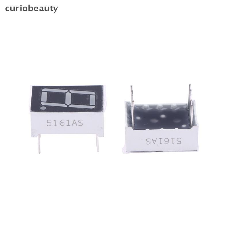 {CURUI} 10 Chiếc Ống Kỹ Thuật Số AnodeCathode Thông Thường 0.56 Inch 10Pins 5161AS 5161BS 1 Bit Chữ 