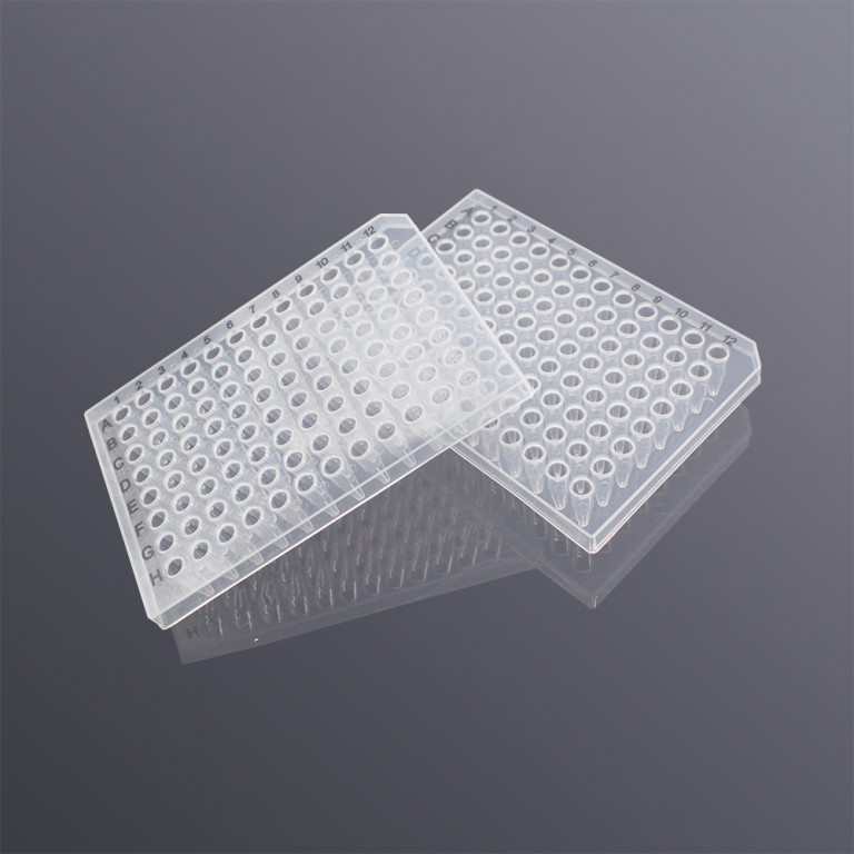 Đĩa PCR 96-well 0.1-0.2ml, 10 cái/túi, PCR Plate Semi-skirted, DNase/RNase-free, Labselect TEKCO-Đức