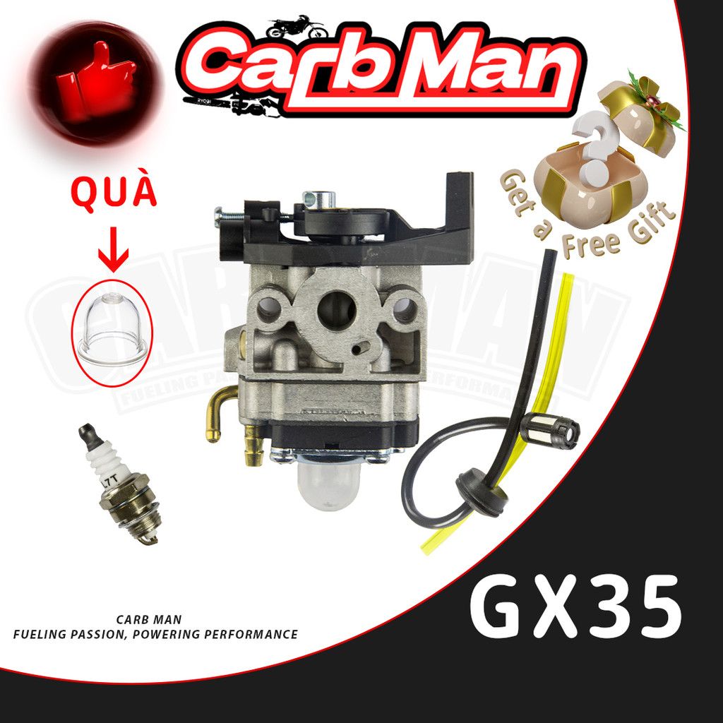 BÌNH XĂNG CON CHẾ HOÀ KHÍ MÁY CẮT CỎ GX35 - GX25 CÁC DÒNG MÁY 4 THÌ HONDA