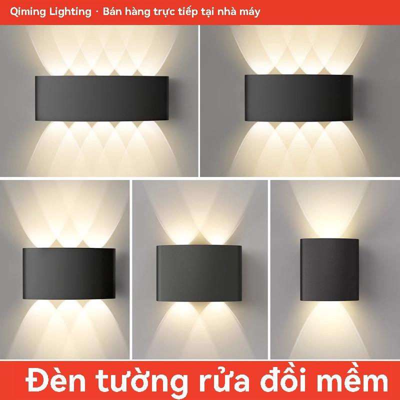 Super Bright Waterproof LED Outdoor Wall Lamp Double Headed Creative Bedroom Bedside Living Room Cor