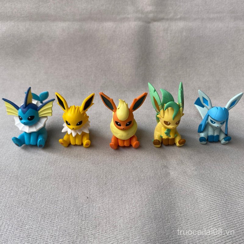 Chính Hãng Pokémon Pokémon Pokémon Eevee Ice Eevee Ree Eevee Đồ Chơi Mô Hình Viên nhộng Đồ Chơi