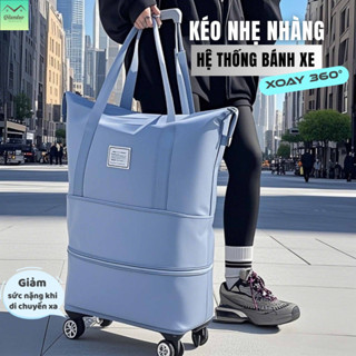  Túi du lịch túi hành lý sức chứa lớn có bánh xe xoay dễ sắp xếp chống thấm nước. 