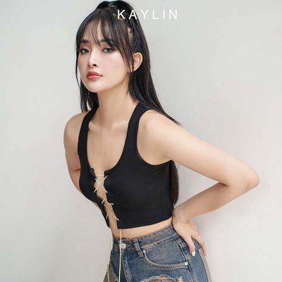 [SALE SỐC] Áo thun KAYLIN ba lỗ kiểu phối dây N1948