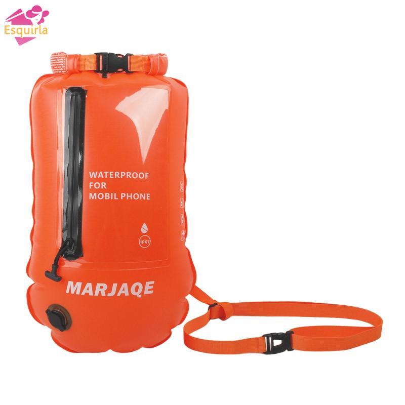 Balo phao bơi khô chuyên nghiệp 20L màu cam dễ nhìn - Perfect cho đi biển, câu cá và trekking