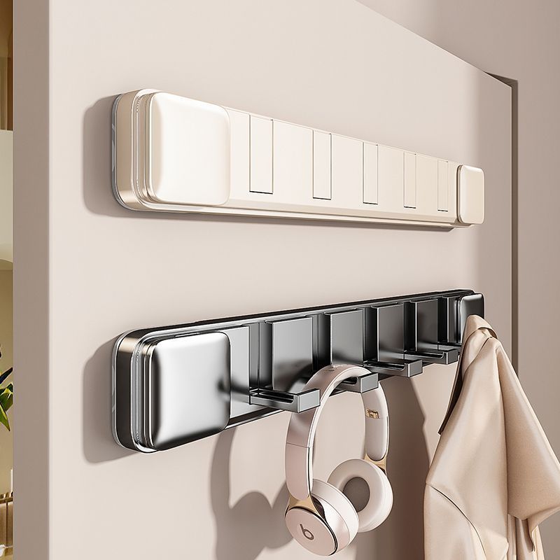 Hút Cửa Móc Phía Sau Viscose Mạnh Mẽ Không Đục Lỗ Chịu Lực Mạnh Kệ Móc Lối Vào Móc Treo Cửa Lưu Trữ 