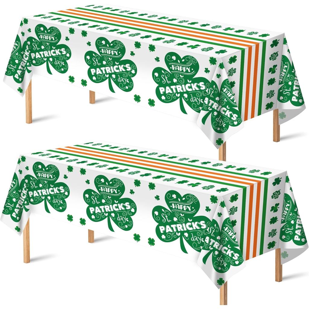 Khăn trải bàn Ngày Thánh Patrick OHOME - Trang trí ngày Thánh Patrick - Trang trí Shamrock - Phụ kiệ